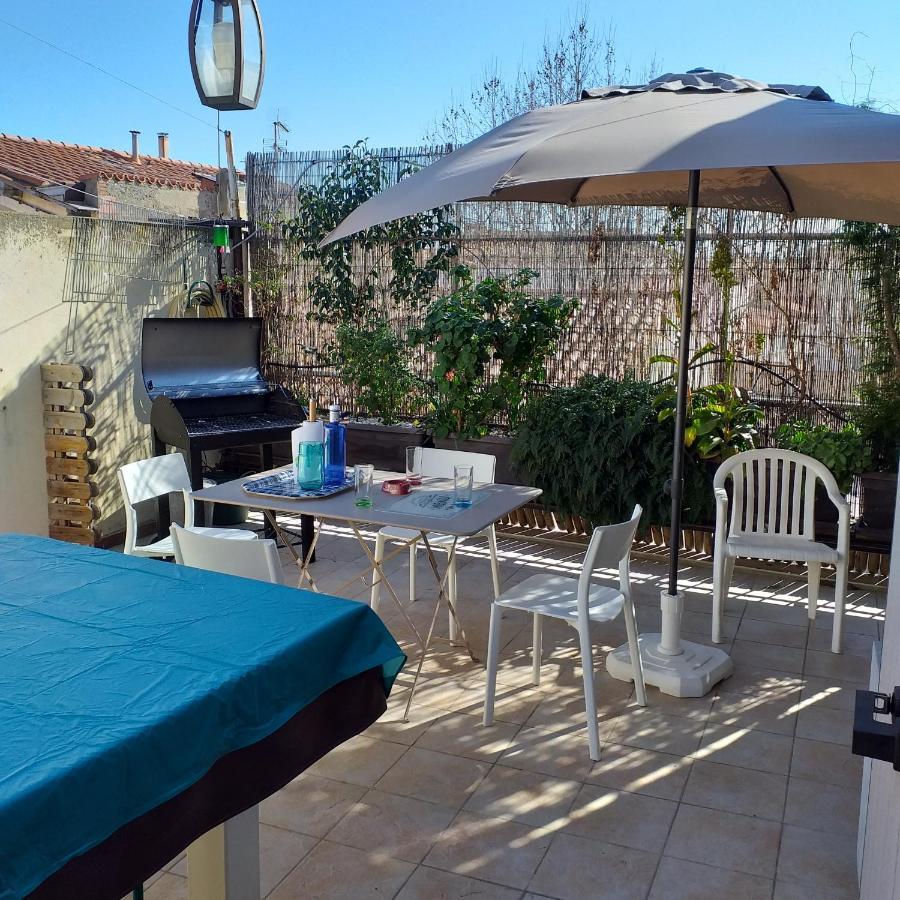 Appartement F2 tout équipé avec terrasse - 66 Salses le Chateau Extérieur photo